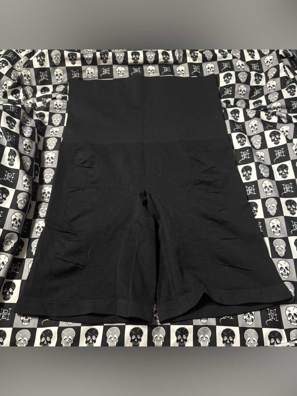 Black Cacique Women's High-Waisted Shapewear Tummy Control Compression Shorts